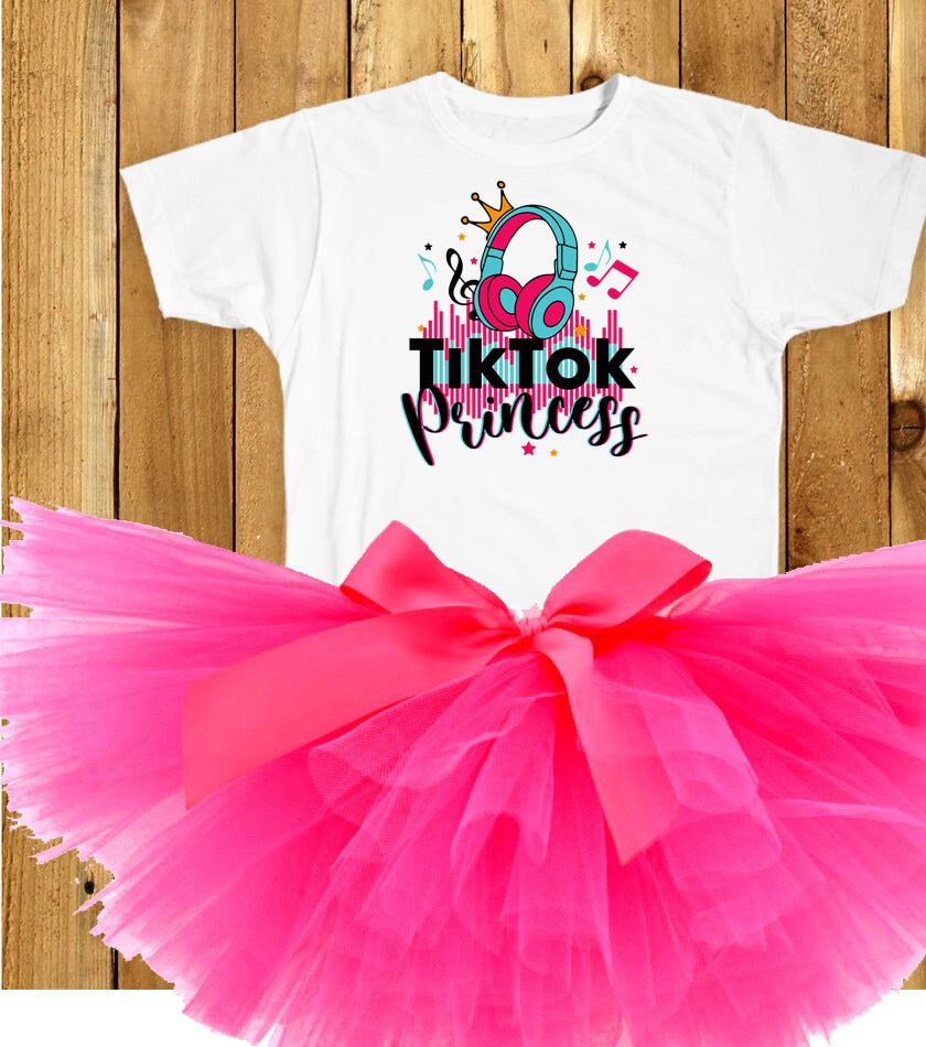 Tiktok 5T Party set party dress tutu outfit