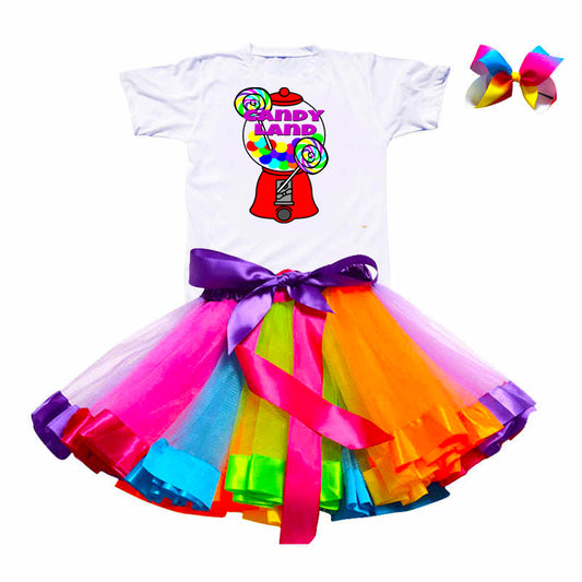 Lolli pops 3T candyland party outfit , candyland party set custom