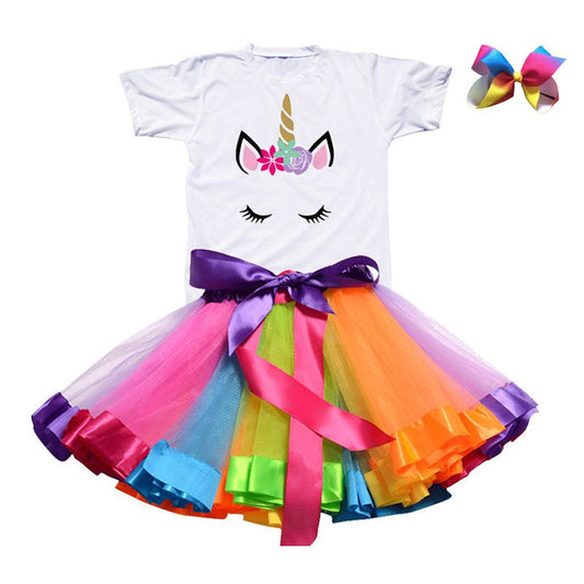 Unicorn 3T party outfit, Unicorn set custom available all size